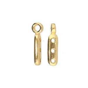 Cymbal Element - Zakros 24K Gold plated 2-pack Beadsmith