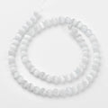 Cat´s eye pärlor - Rund Vit 8mm, 1 sträng Hilmas Pyssel