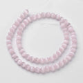 Cat´s eye pärlor - Rund Rosa 8mm, 1 sträng Hilmas Pyssel