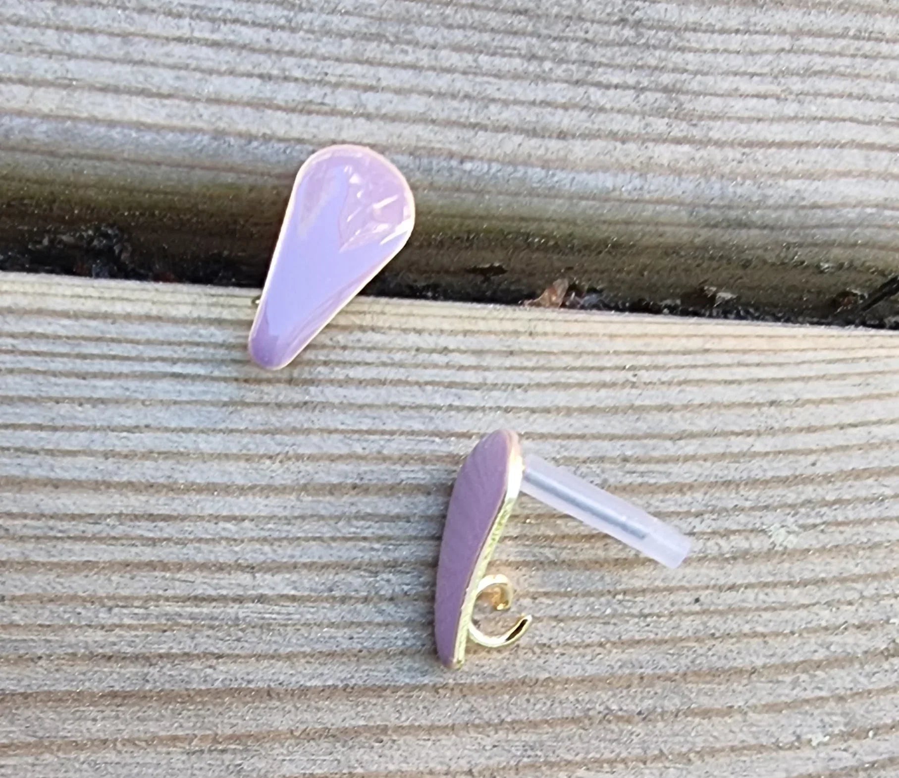 Örstickare Emalj - Lilac Droppe, 2-pack Grekisk Metall