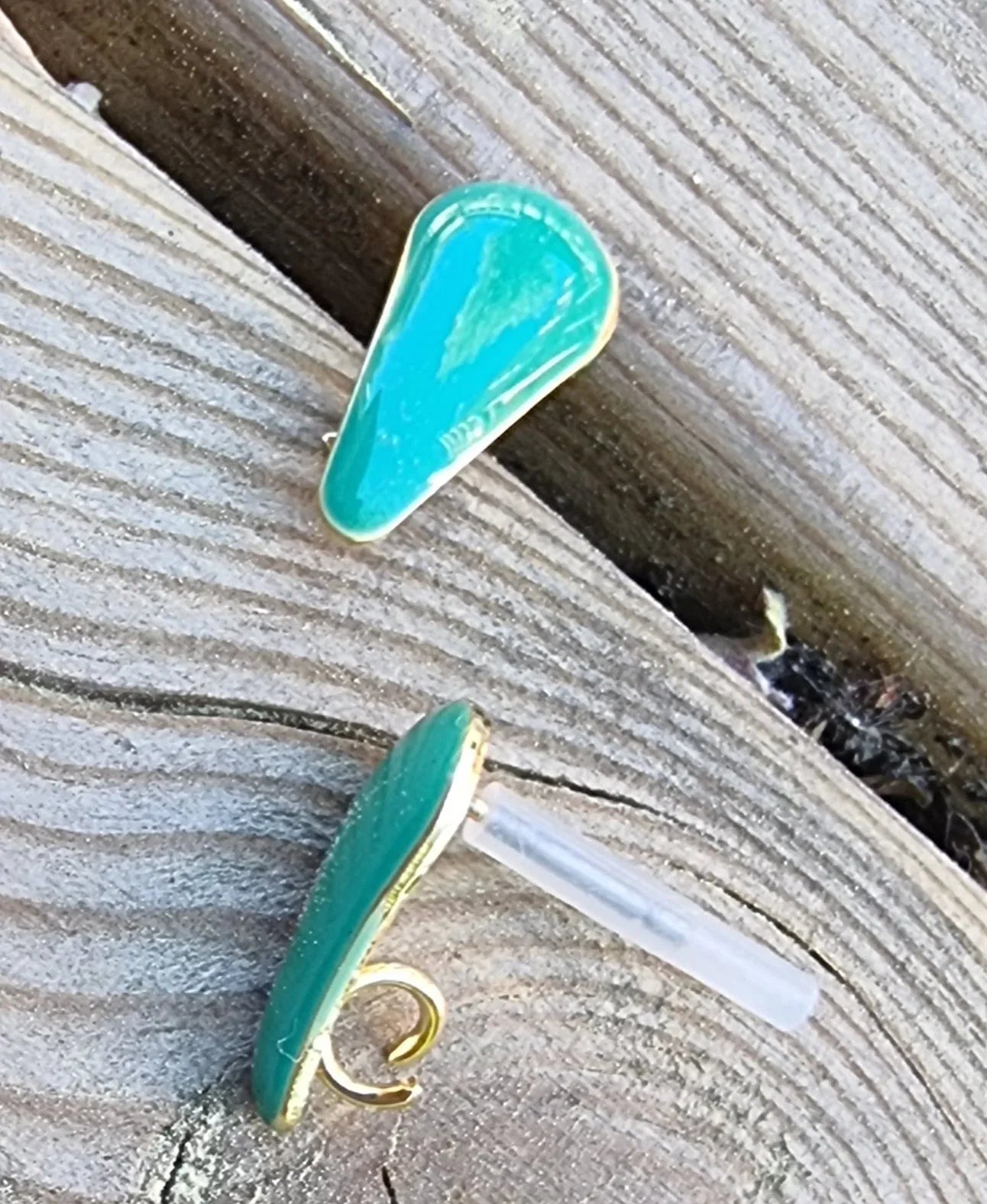 Örstickare Emalj - Veraman droppe, 2-pack Grekisk Metall