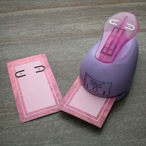 Papperstans Örhänge - Hål plus ram, 1 styck Packasmile