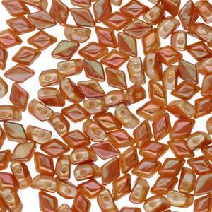 Matubo Mini Gemduo - Chalk Full Apricot 6x4mm, 5 gram Matubo