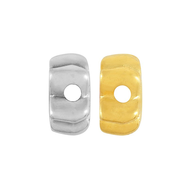 Slider 24k guldpläterad - Ananas med rosa glitter 8x15mm 1 styck Grekisk Metall