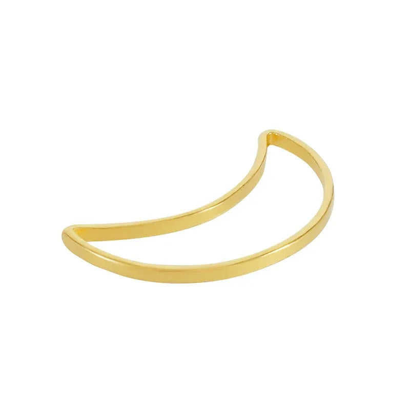 Måne 24k Guldpläterad - 15x9 mm 1 styck Grekisk Metall