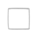 Kvadrat Silverpläterad - 10 mm 1 styck Grekisk Metall