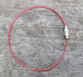 Wire Armband - Röd 1mm 1 styck Grekisk Metall