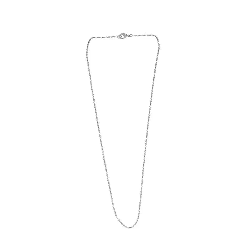 Halskedja Silverpläterad - Mindre länkar 40cm 1 styck Grekisk Metall