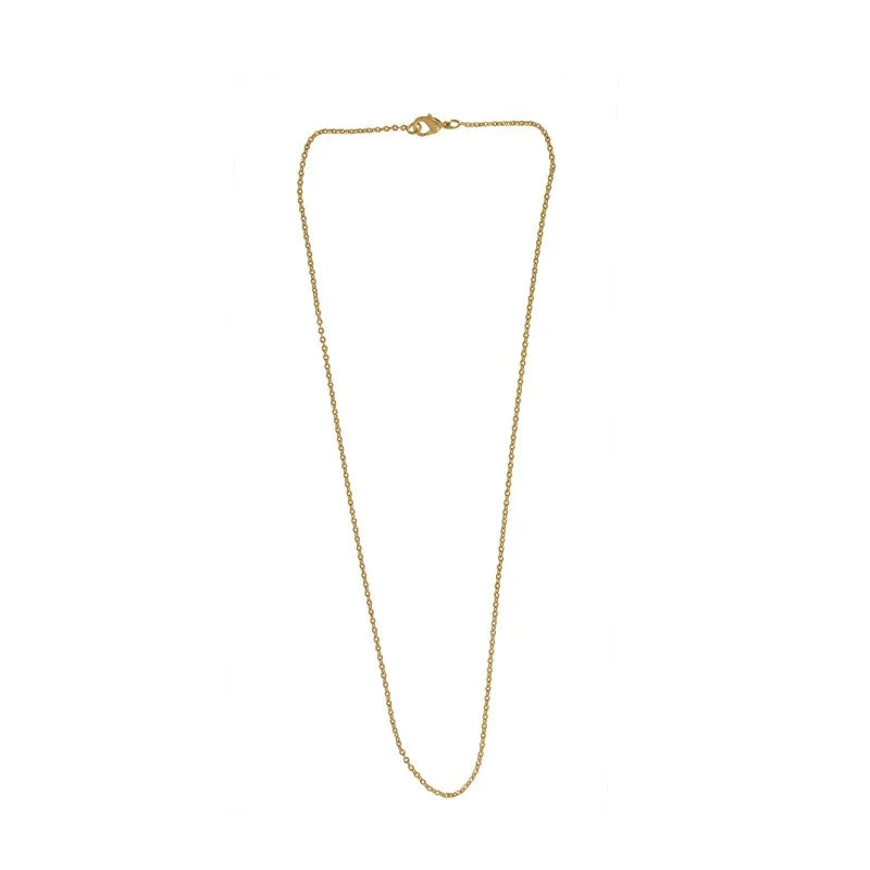 Halskedja 24k Guldpläterad - Mindre länkar 40 cm 1 styck Grekisk Metall