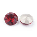 Kinesisk strass - Round stone Siam 10mm 1 styck Hilmas Pyssel