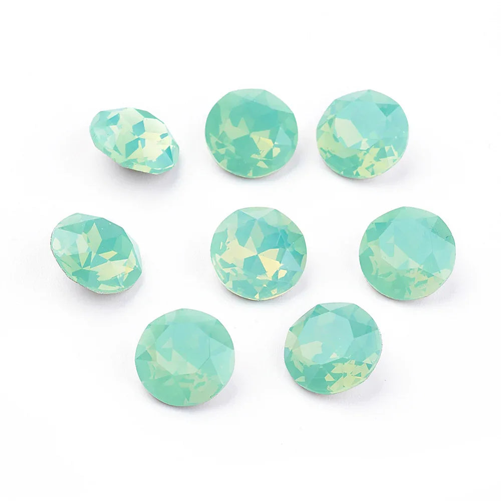 Kinesisk strass - Round stone Pacific Opal 10mm 1 styck Hilmas Pyssel