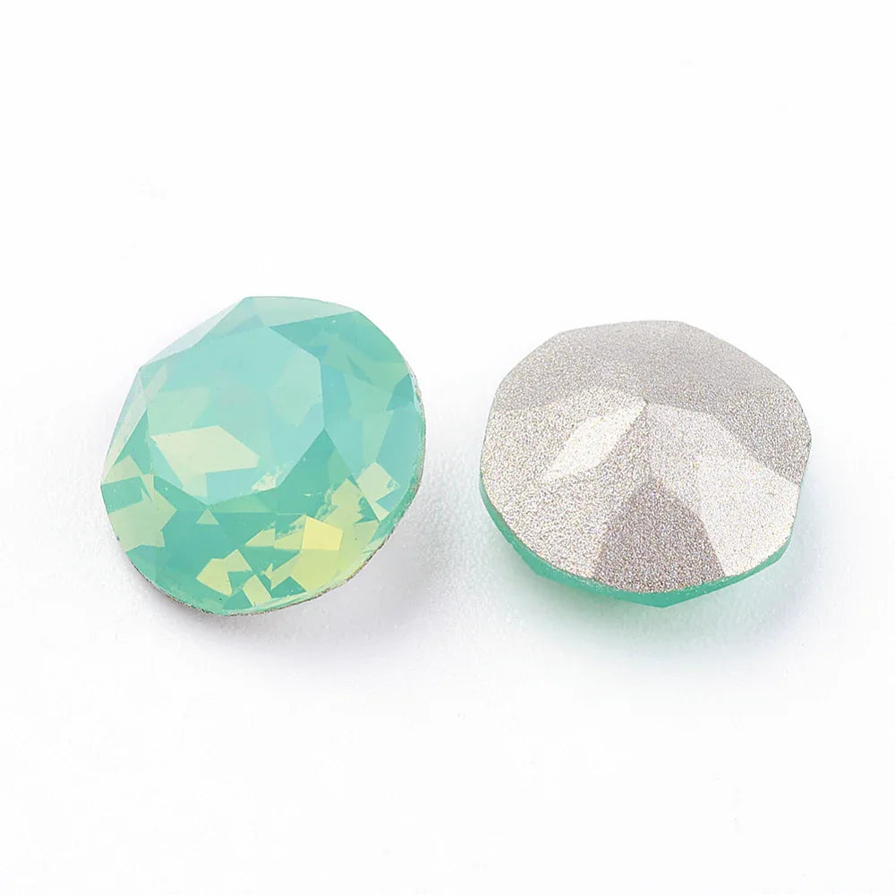 Kinesisk strass - Round stone Pacific Opal 10mm 1 styck Hilmas Pyssel