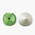 Kinesisk strass - Rivoli Peridot 10mm 1 styck Hilmas Pyssel