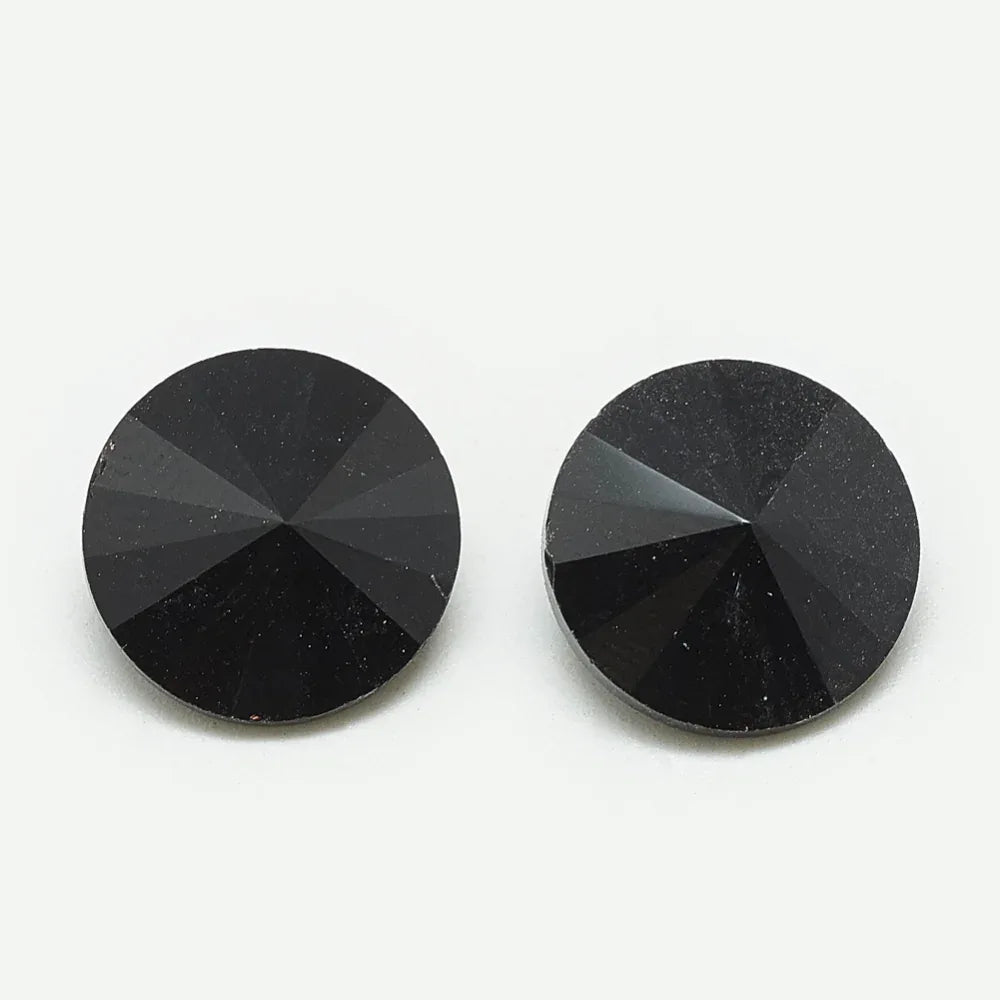 Kinesisk strass - Rivoli Jet 10mm 1 styck Hilmas Pyssel