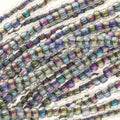 Tjeckiska seed beads - Crystal Black C/L AB 11/0, 17gram Preciosa