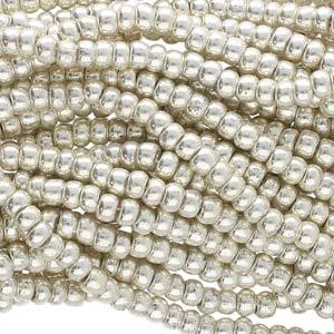 Tjeckiska seed beads - Silver Met 11/0, 17 gram Preciosa