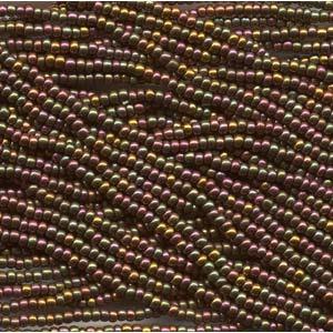Tjeckiska seed beads - DK Bronze 11/0, 17 gram Preciosa