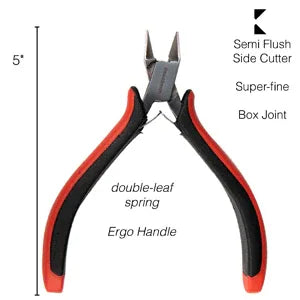 Verktyg - Superfine Side cutter röd/svart 1 styck Beadsmith
