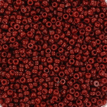 Miyuki Seed Beads - Duracoat Opaque Maroon 15/0, 10 gram Miyuki