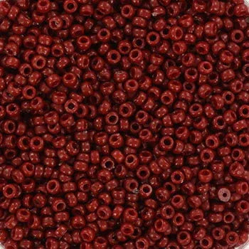 Miyuki Seed Beads - Duracoat Opaque Maroon 15/0, 10 gram Miyuki