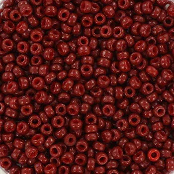 Miyuki Seed Beads - Duracoat Opaque Maroon 11/0, 10 gram Miyuki