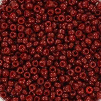 Miyuki Seed Beads - Duracoat Opaque Maroon 11/0, 10 gram Miyuki