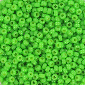 Miyuki seed beads - Duracoat Opaque Fiji Green 11/0, 10 gram Miyuki