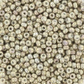 Miyuki Seed Beads - Opaque Luster Smoke Grey 11/0, 10 gram Miyuki