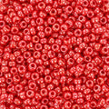 Miyuki Seed Beads - Opaque Luster Red 11/0, 10 Gram Miyuki