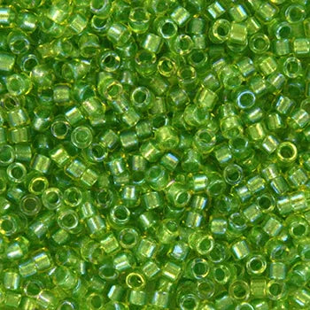 Miyuki Delica - Fancy Lined Chartreuse 11/0, 5 gram Miyuki