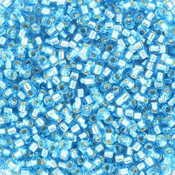 Miyuki Delica - Silverlined Ocean Blue 11/0, 5 gram Miyuki