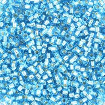 Miyuki Delica - Silverlined Ocean Blue 11/0, 5 gram Miyuki