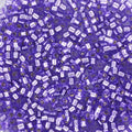 Miyuki Delica - Silverlined Dyed Purple 11/0 - 5 Gram Miyuki