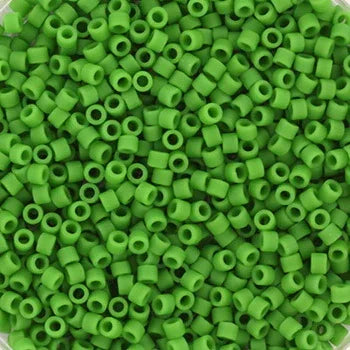 Miyuki Delica - Opaque Matte Green 11/0, 5 gram Miyuki