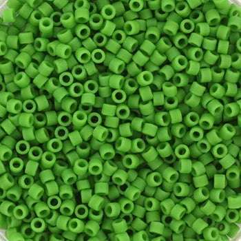 Miyuki Delica - Opaque Matte Green 11/0, 5 gram Miyuki