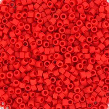 Miyuki Delica - Opaque Matte Red 11/0 - 5 Gram Miyuki