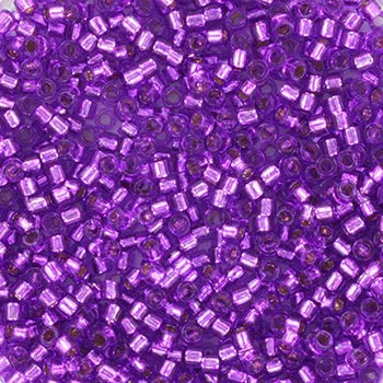 Miyuki Delica - Silverlined dyed magenta 11/0, 5 gram Miyuki