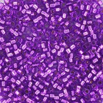 Miyuki Delica - Silverlined dyed magenta 11/0, 5 gram Miyuki