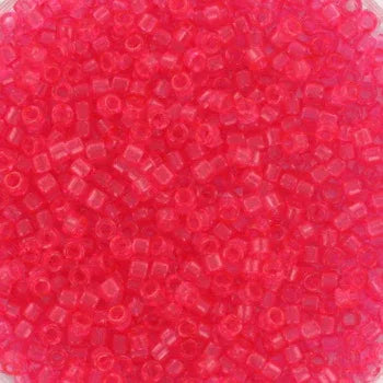 Miyuki Delica - Transparent Dyed Bubblegum Pink 11/0, 5 gram Miyuki