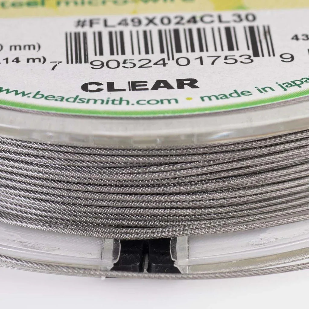 flex-rite - Clear 0,6mm, 49 trådar, 1 rulle Beadsmith