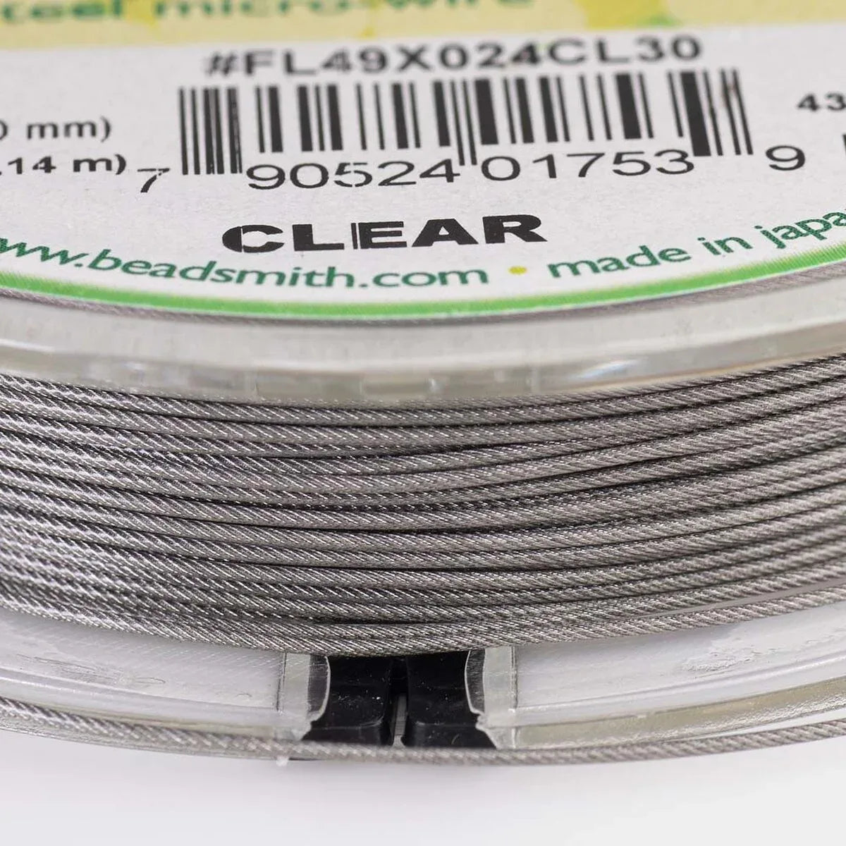 flex-rite - Clear 0,6mm, 49 trådar, 1 rulle Beadsmith