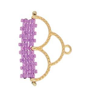 Cymbal Element - Skaloti III Antique Brass Plated 2-pack Beadsmith