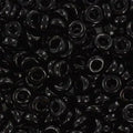 Miyuki Spacer - Opaque Black 3x1.3mm 5 gram Miyuki