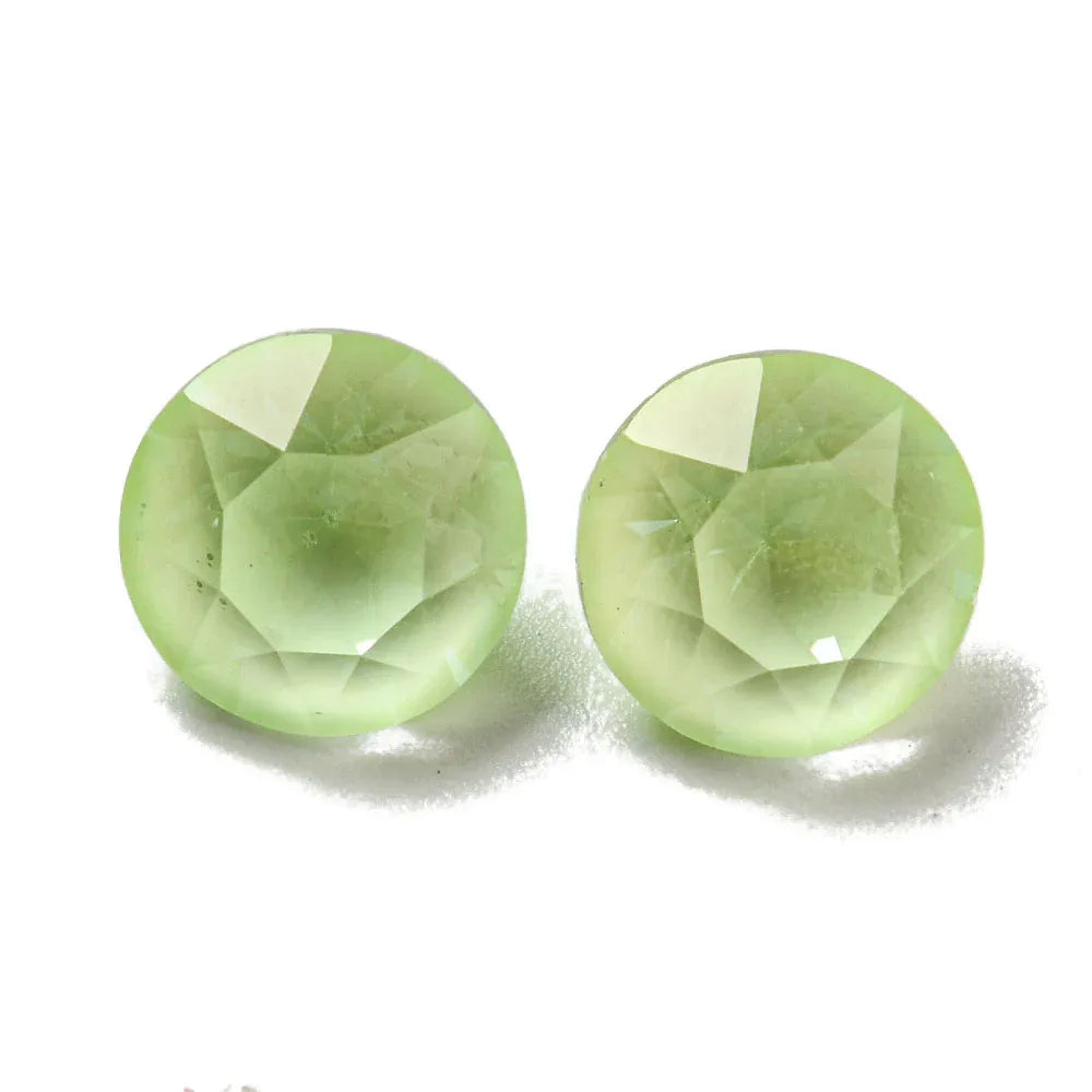 Kinesisk strass - Sorbet Chrysolite 8mm 1 styck Hilmas Pyssel