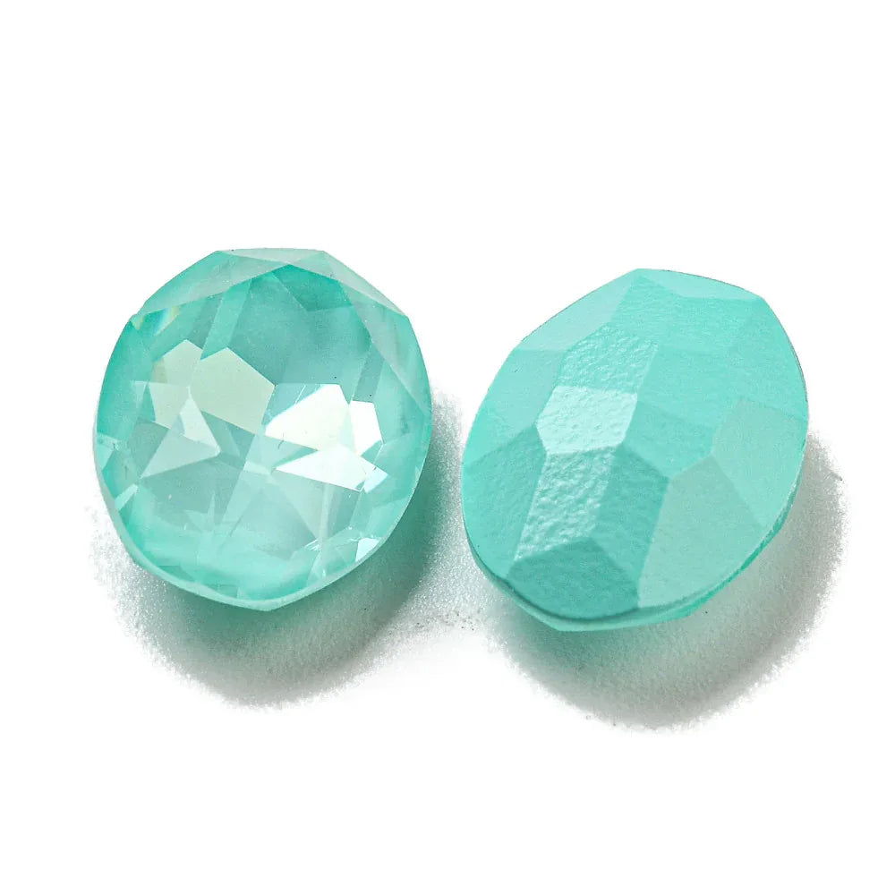 Kinesisk Strass - Oval Sorbet Light Azore 14x10mm 1 styck Hilmas Pyssel