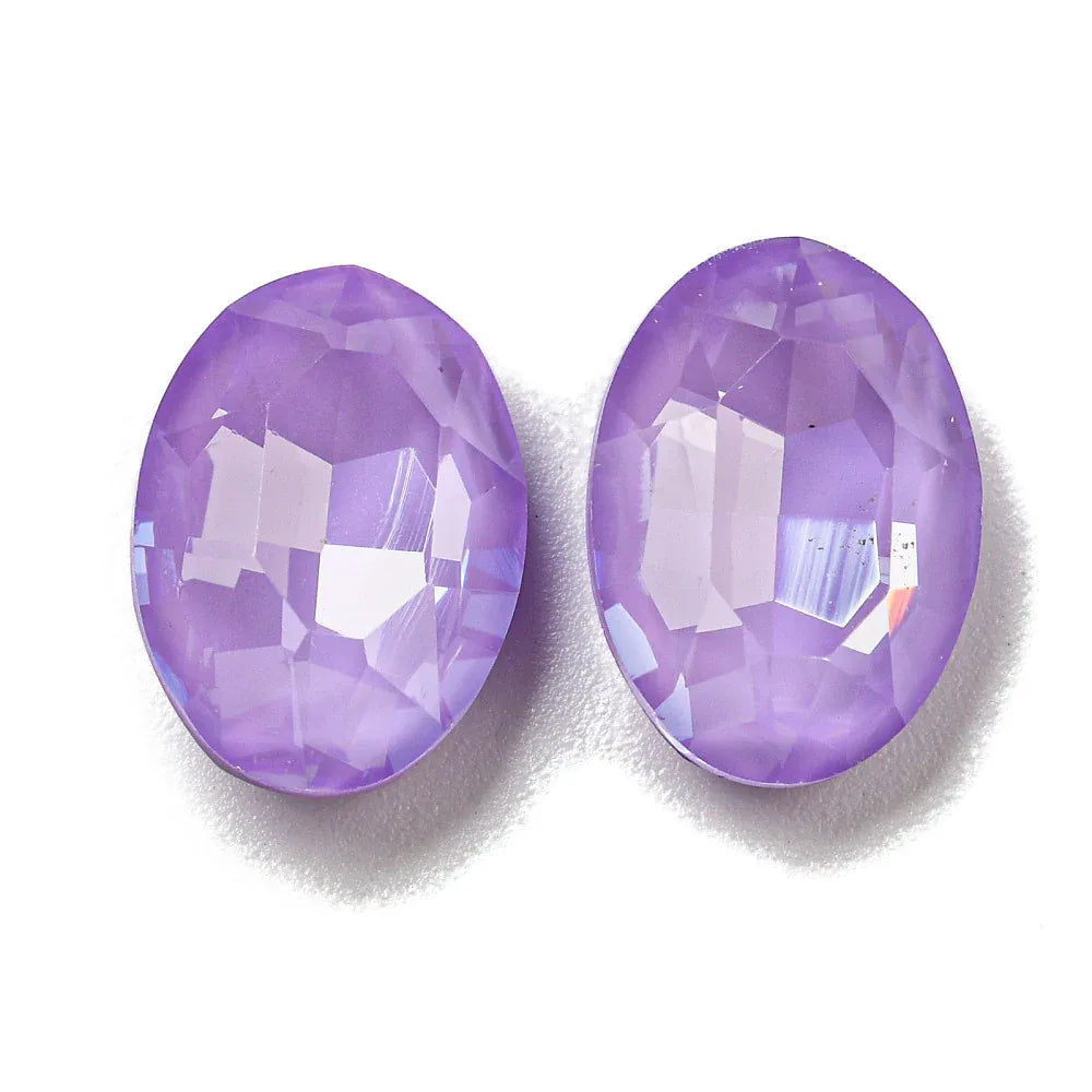 Kinesisk Strass - Oval Sorbet Purple Velvet 14x10mm 1 styck Hilmas Pyssel