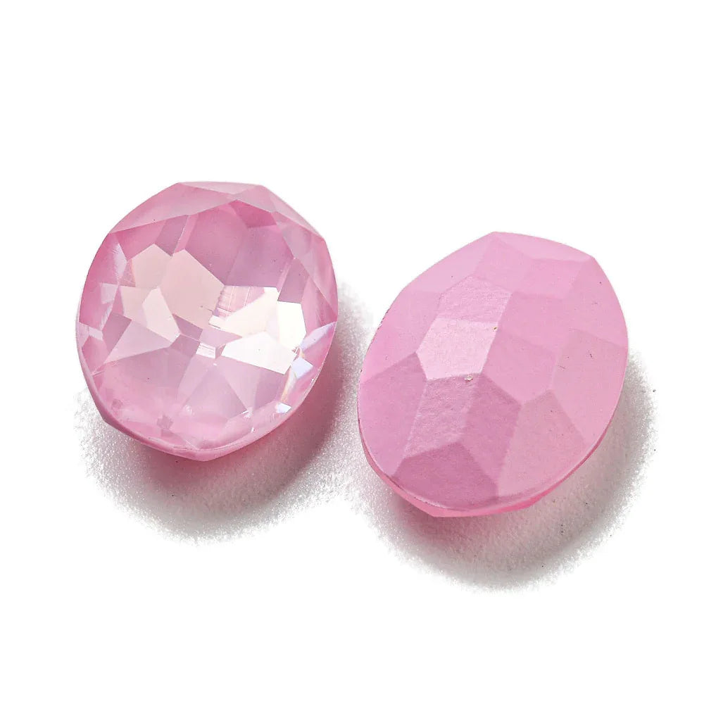 Kinesisk Strass - Oval Sorbet Rosaline 14x10mm 1 Styck Hilmas Pyssel
