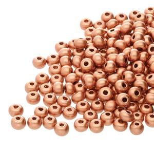 Tjeckiska seed beads - Soft Copper 11/0, 17 gram Preciosa