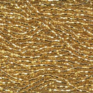 Tjeckiska seed beads - Strw Gold S/L11/0, 17gram Preciosa