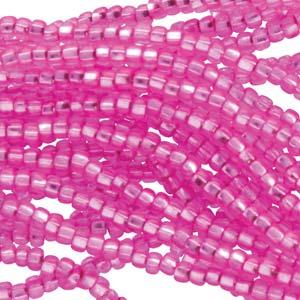 Tjeckiska seed beads - Fuchsia Dyed S/L 11/0, 17 gram Preciosa
